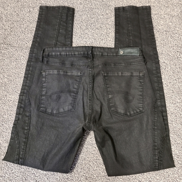 BUFFALO LOW RISE CARGO STYLE STRAIGHT LEG JEANS WOMENS BLACK SIZE 28 - Picture 2 of 8